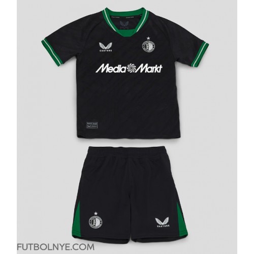 Camiseta Feyenoord Visitante Equipación para niños 2024-25 manga corta (+ pantalones cortos)